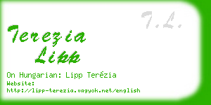 terezia lipp business card